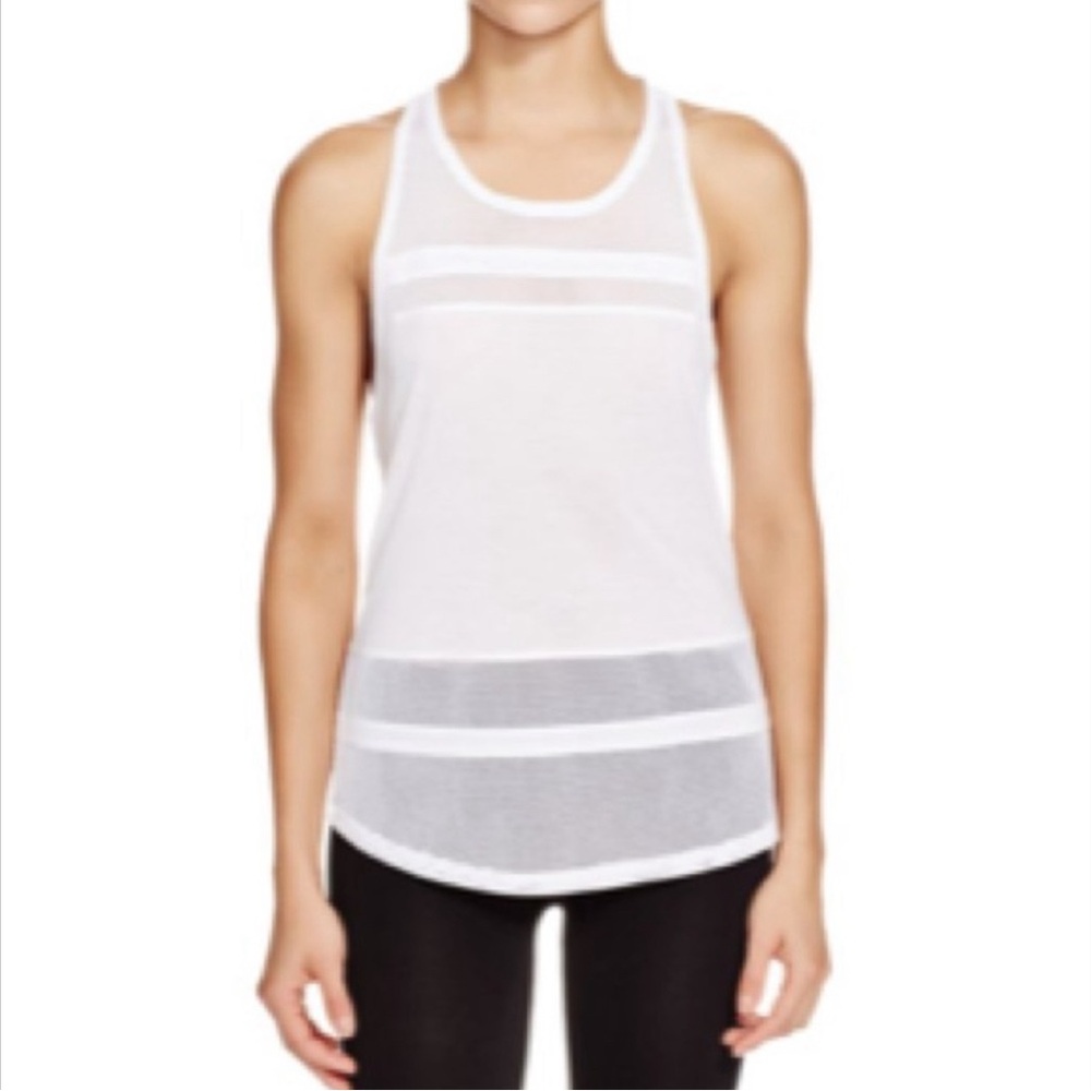 Alo Racer Back Mesh Tank Top